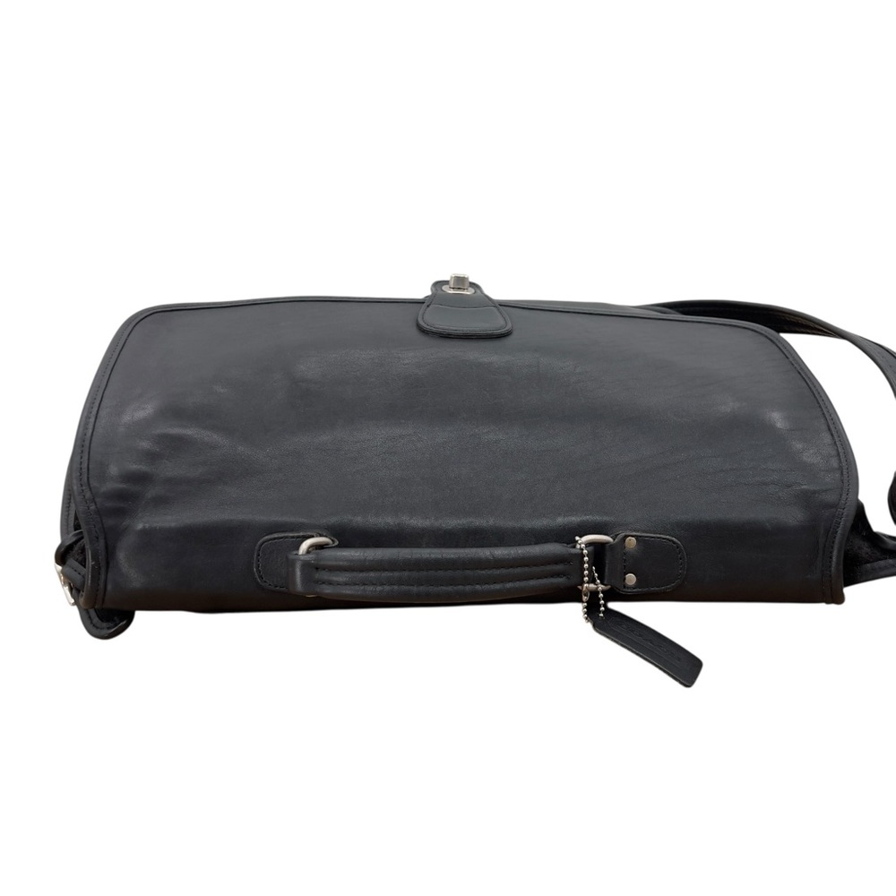 Coach Vintage Classic Black Metropolitan Crossbody Leather Briefcase | #5180 - Picture 5 of 16